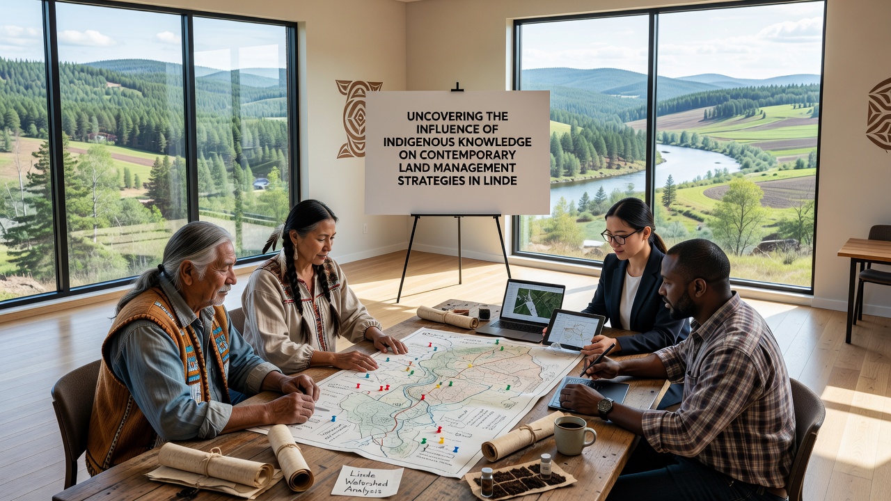 Community workshop in Lindenridge demonstrating traditional plant identification methods applied to current conservation planning